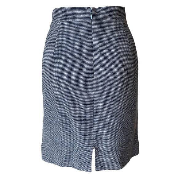 Vintage Griffith & Gray Blue & White Blazer Skirt Suit Set - Picture 5 of 8